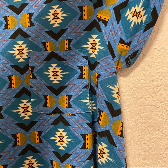 LuLaRoe Carly Aztec Tribal Dress - Picture 3 of 7